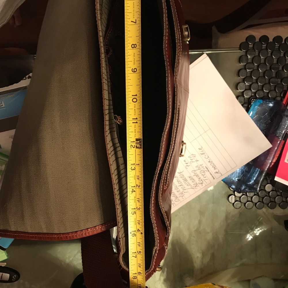 VINTAGE FOSSIL briefcase - Picture 5 of 6